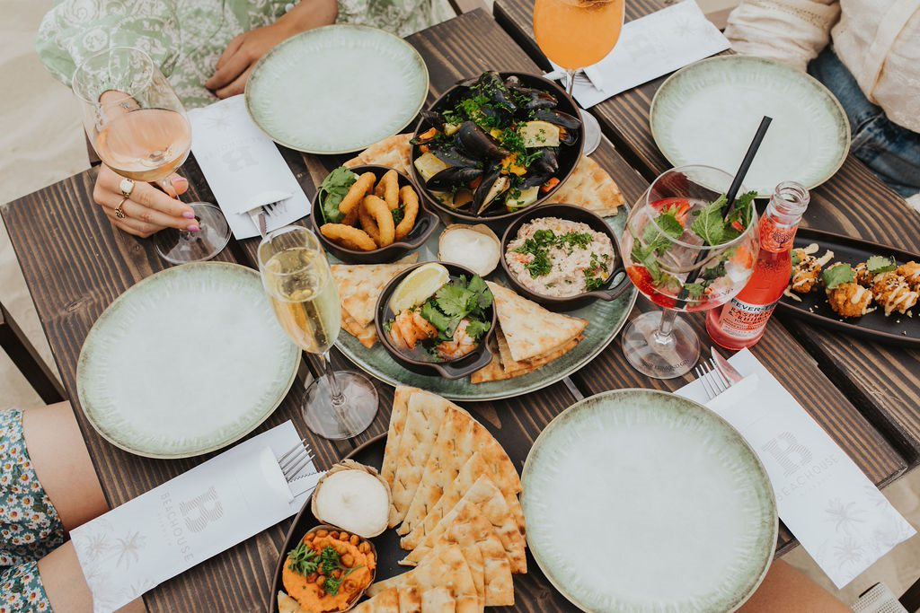 Het eten van beachhouse-kijkduin