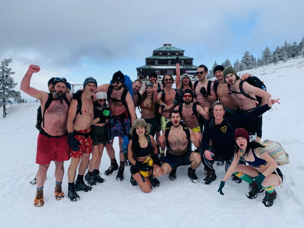 Groupfoto snow polen