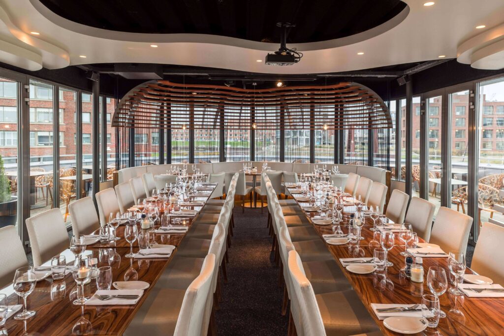 Catch by Simonis - Penthouse group dinner tafels