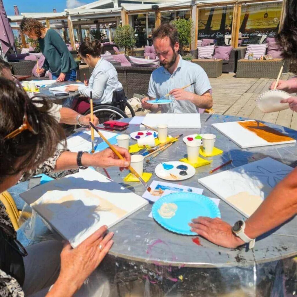 gezellig workshop schilderen