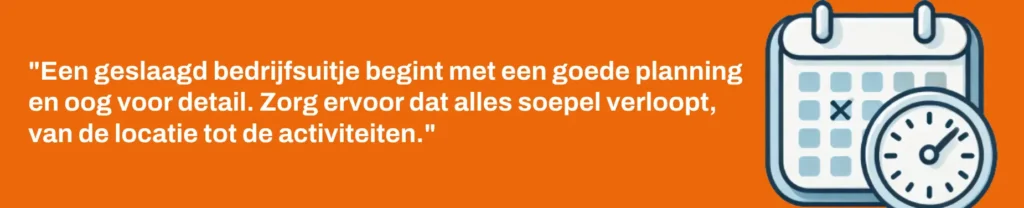 Tip voor een geslaagd bedrijfsuitje van Flitz-Events