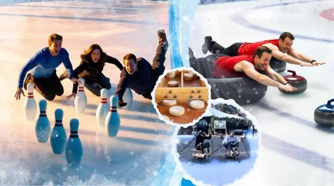 ice games op de ijsbaan in Scheveningen