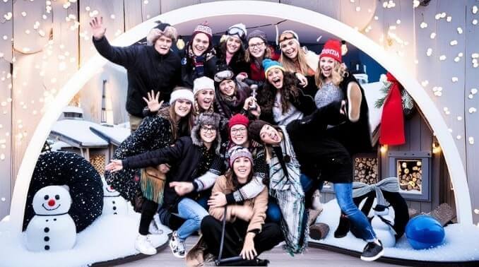 boek nu een sfeervolle winter wonderland bij Flitz events met je collega's