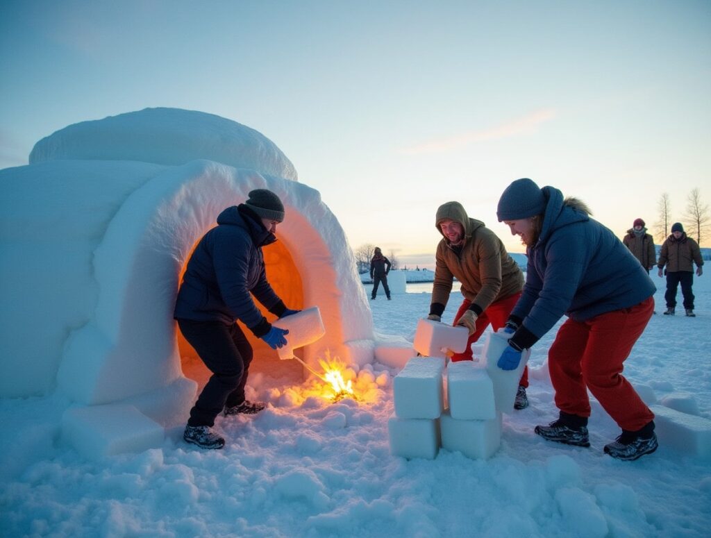 Expeditie poolcirkel bedrijfsuitje