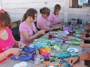 Slippers pimpen in de Hoek van Holland