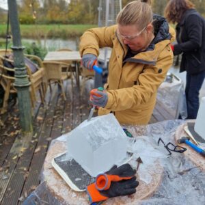 Workshop ijssculpturen in Tilburg